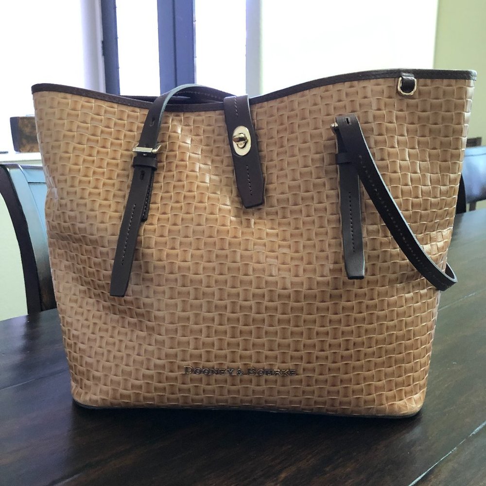 Dooney & Bourke Basket Weave Satchel Purse
